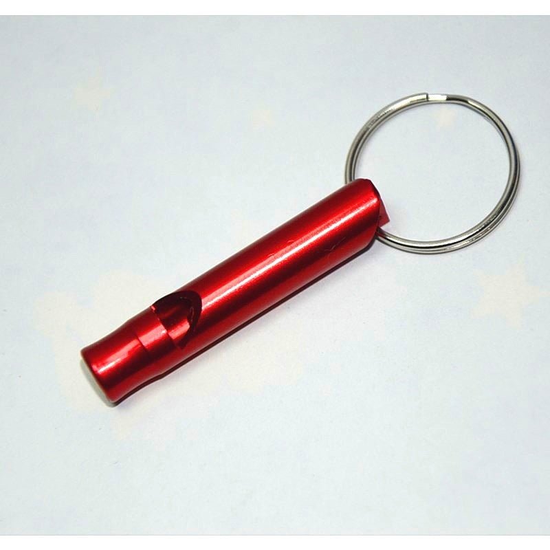 Aluminum Alloy Emergency Whistle Keychain – Compact Safety Survival Tool - Infinity Deals