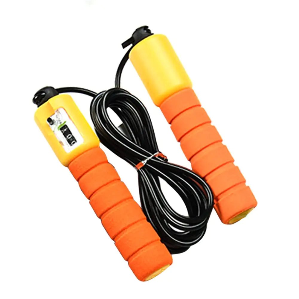 Adjustable Digital Jump Rope with Counter & Tangle - Free Design - Infinity Deals