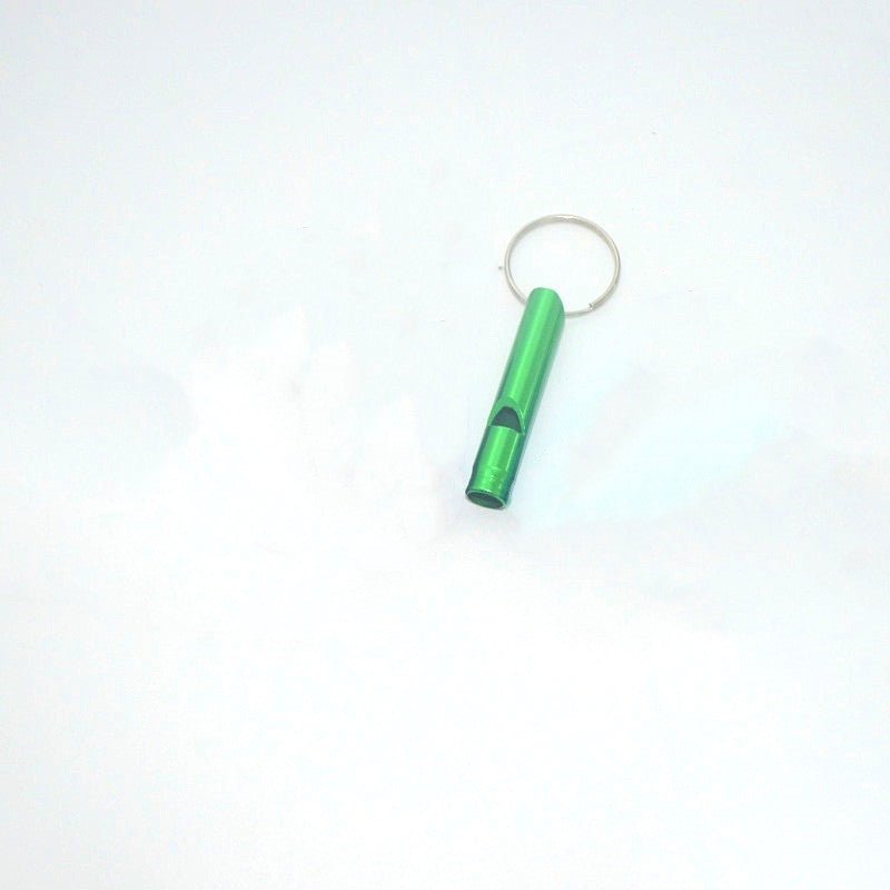 Aluminum Alloy Emergency Whistle Keychain – Compact Safety Survival Tool - Infinity Deals