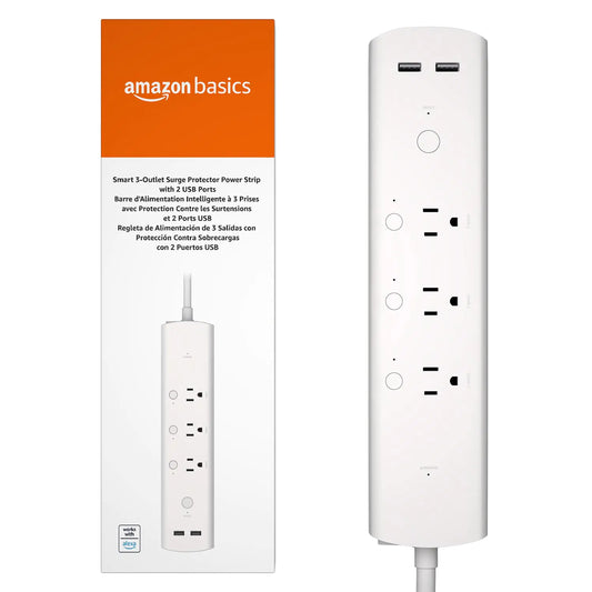 Smart Power Strip with Individually Controlled Outlets & USB Ports (Alexa Compatible) - Infinity Deals