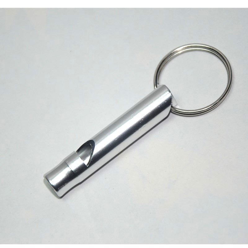 Aluminum Alloy Emergency Whistle Keychain – Compact Safety Survival Tool - Infinity Deals
