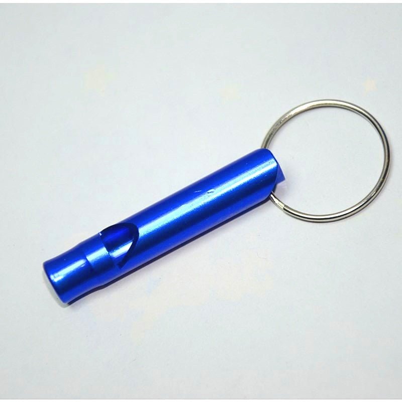 Aluminum Alloy Emergency Whistle Keychain – Compact Safety Survival Tool - Infinity Deals