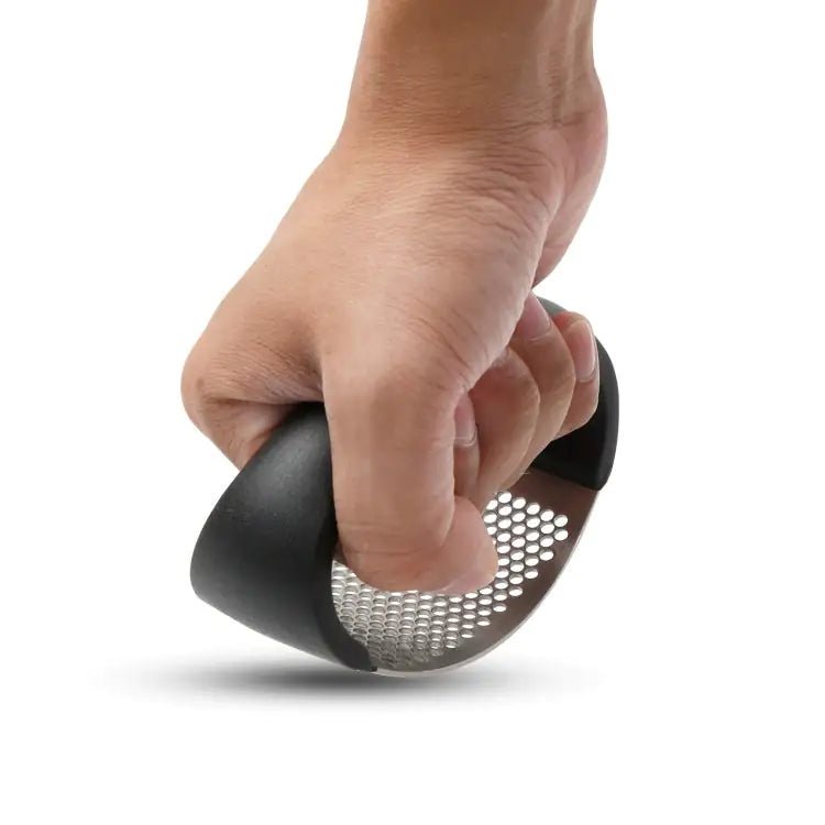Stainless Steel Garlic Press & Crusher with Ergonomic Handle - Infinity Deals