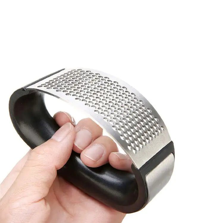 Stainless Steel Garlic Press & Crusher with Ergonomic Handle - Infinity Deals