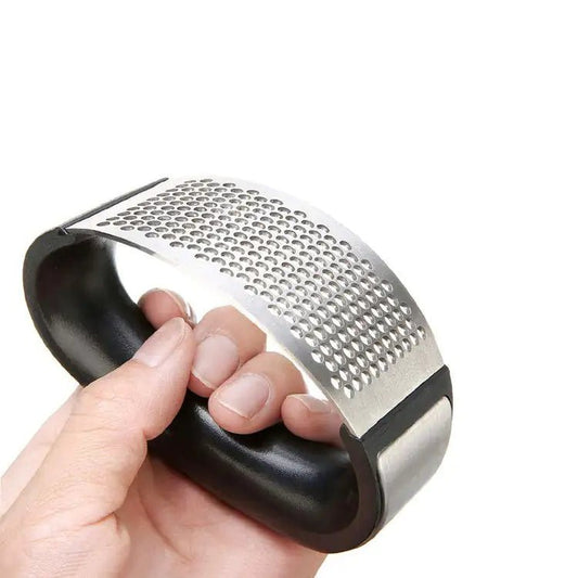Stainless Steel Garlic Press & Crusher with Ergonomic Handle - Infinity Deals