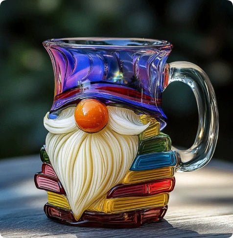 Book Stack Coffee Cup – Hand - Painted Novelty Ceramic Mug - Infinity Deals