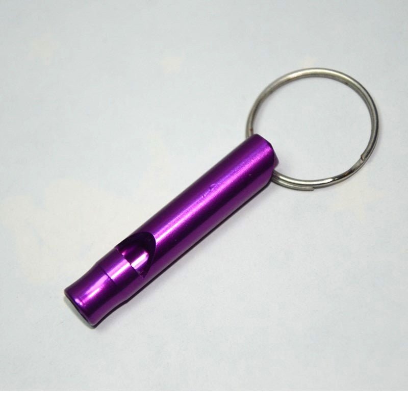 Aluminum Alloy Emergency Whistle Keychain – Compact Safety Survival Tool - Infinity Deals